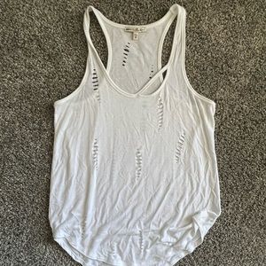 White express, distressed, tank top – size medium